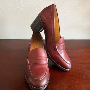 Hush Puppies "Bounce" Block Heel Loafer, Size 11W